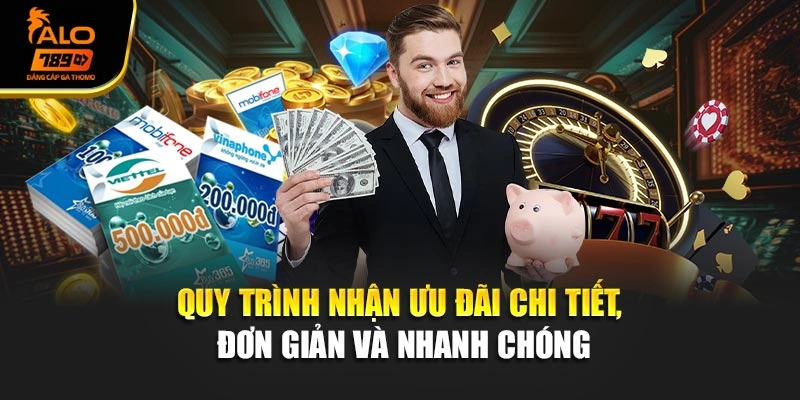 Quy trình nhận ưu đãi chi tiết, đơn giản và nhanh chóng